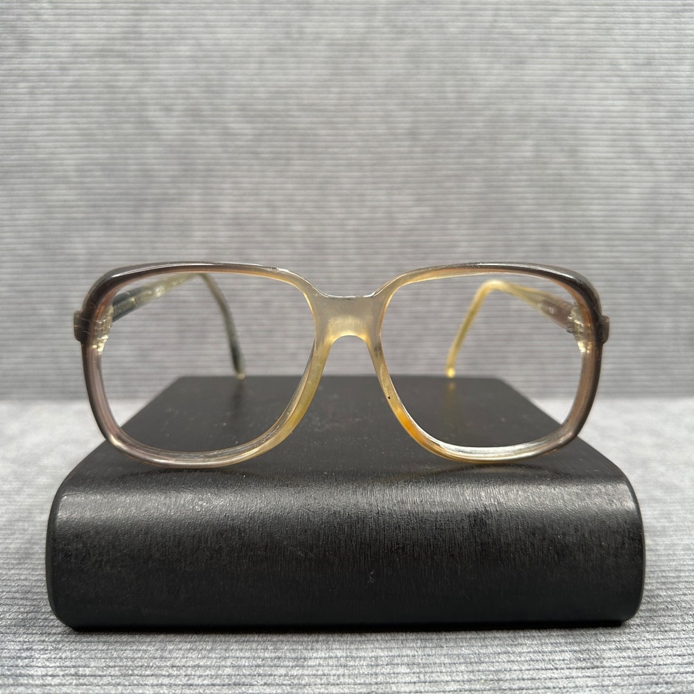 Vintage CSC Duo Grey Smoke Rectangular Y2K Eyeglass Frames IAN 060-753 Hong Kong